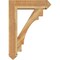 Ekena Millwork Merced Arts and Crafts Rough Sawn Bracket w/ Offset Brace, Western Red Cedar, 8"W x 30"D x 42"H BKT0806X30X42MRC03RWR - alternate 2